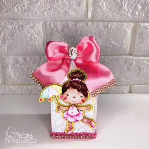Caixa Milk Circo Rosa Luxo