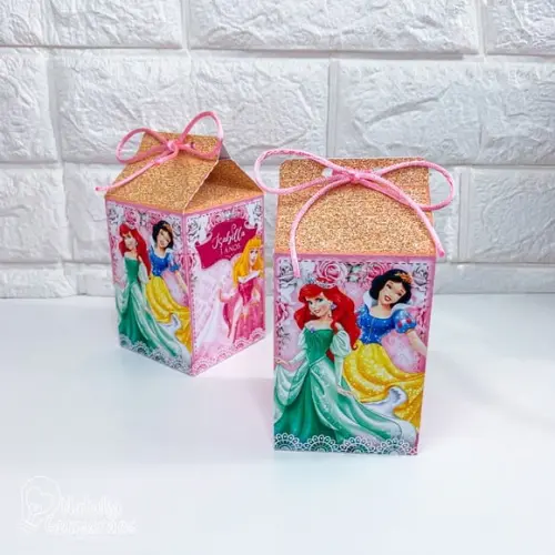 Caixa Milk Princesas da Disney