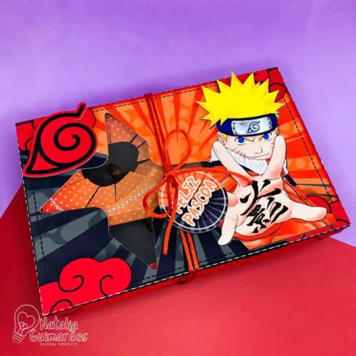 Caixa para Kit Mini Confeiteiro - Naruto