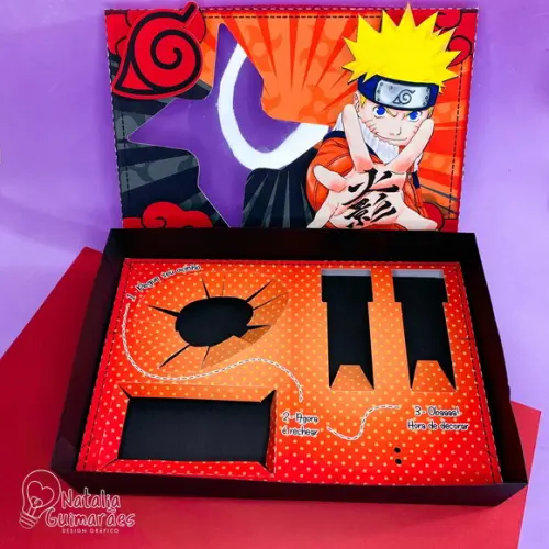 Caixa para Kit Mini Confeiteiro - Naruto