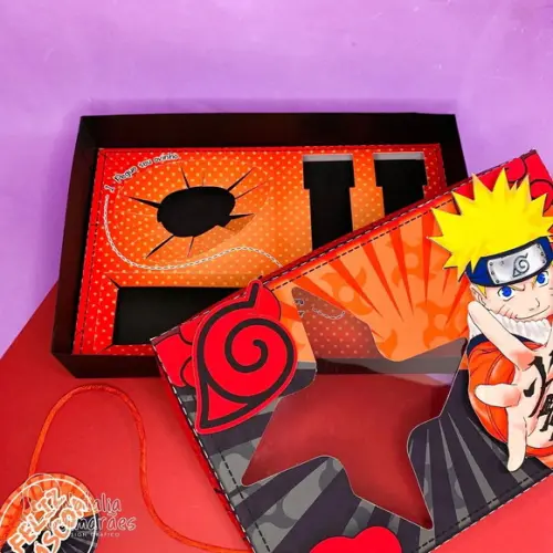 Caixa para Kit Mini Confeiteiro - Naruto