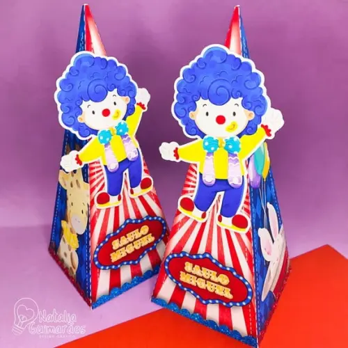Caixa Pirâmide Circo Menino