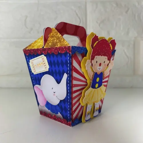 Caixa Sushi com Alça Circo Menino