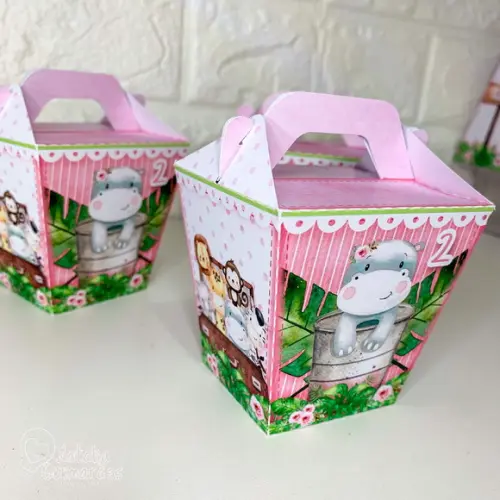 Caixa Sushi com Alça Safari Menina