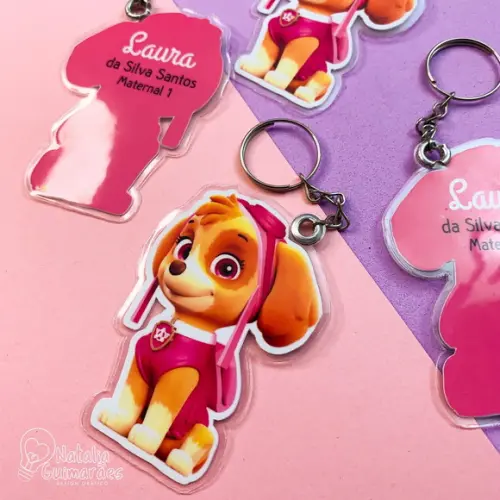 Chaveiro Escolar Personalizado / Qualquer Tema