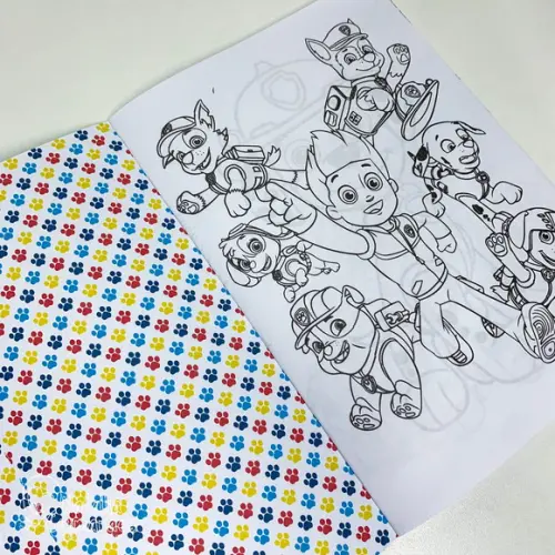 Kit Colorir - Livrinho de Colorir Patrulha Canina