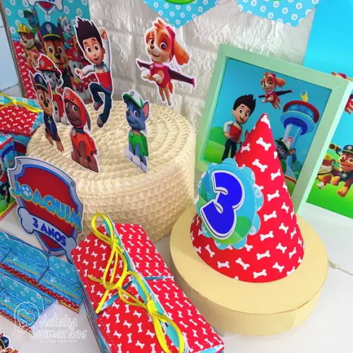 Kit Festa em Casa/ Só Um Bolinho Patrulha Canina