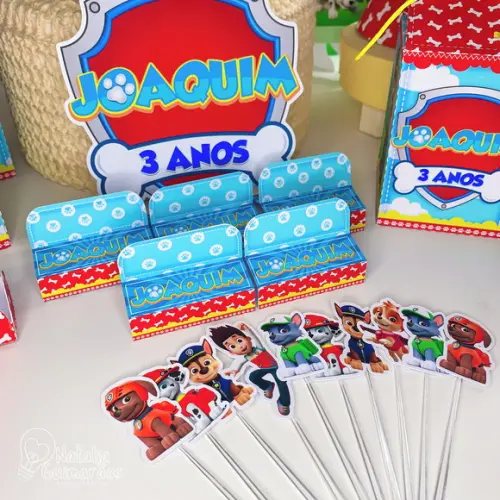 Kit Festa em Casa/ Só Um Bolinho Patrulha Canina