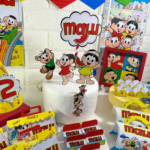 Kit Festa em Casa/ Só Um Bolinho Turma da Monica
