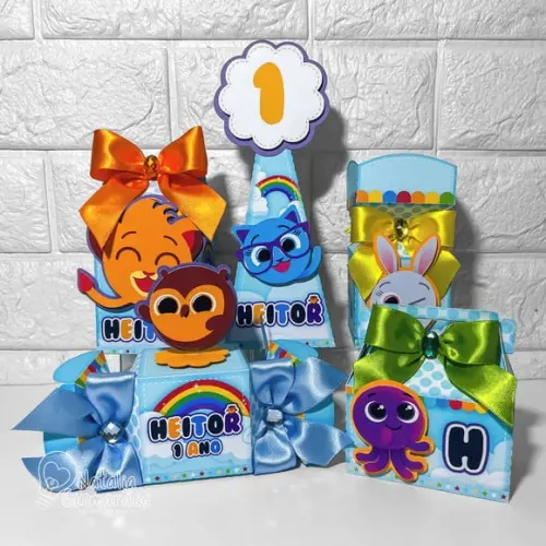Kit Papelaria Personalizada Bolofofos - 30 Caixas