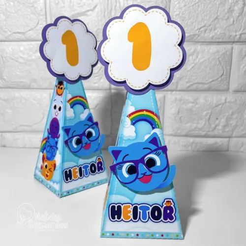 Kit Papelaria Personalizada Bolofofos - 20 Caixas