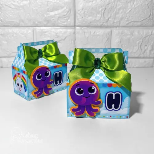 Kit Papelaria Personalizada Bolofofos - 20 Caixas