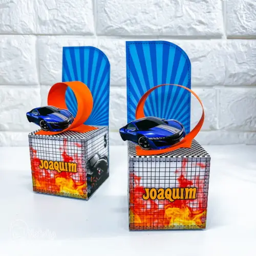 Kit Papelaria Personalizada Hot Wheels - 20 Caixas
