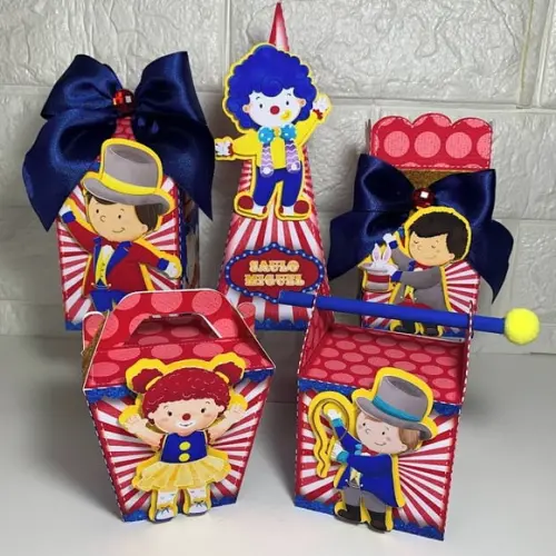 Kit Papelaria Personalizada Menino - 50 Caixas