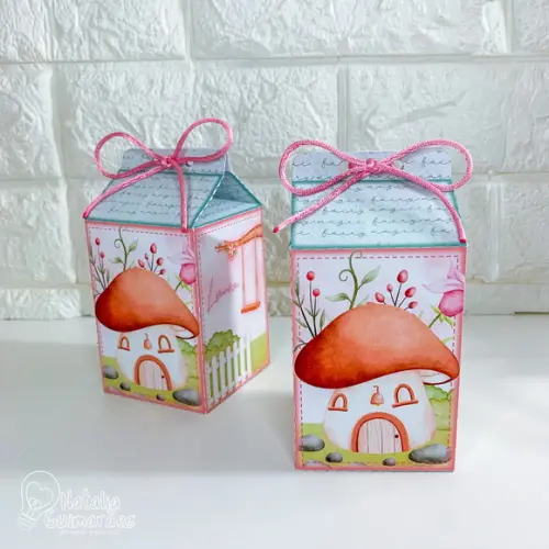Kit Papelaria Personalizada Jardim Encantado - 50 Itens