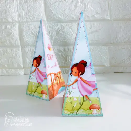 Kit Papelaria Personalizada Jardim Encantado - 50 Itens