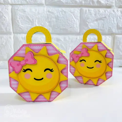 Kit Papelaria Personalizada Meu Raio de Sol - 30 Caixas