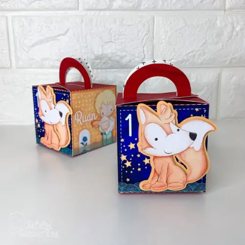 Kit Papelaria Personalizada Pequeno 20 Caixas Festa Infantil
