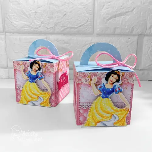 Kit Papelaria Personalizada Princesas da Disney - 20 Caixas