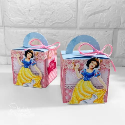 Kit Papelaria Personalizada Princesas da Disney - 50 Caixas