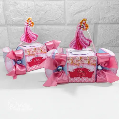 Kit Papelaria Personalizada Princesas da Disney - 50 Caixas