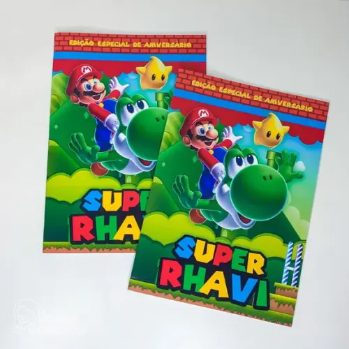 Livrinho de Colorir - Super Mario