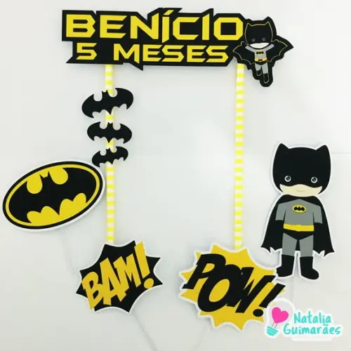 Topo de Bolo Batman