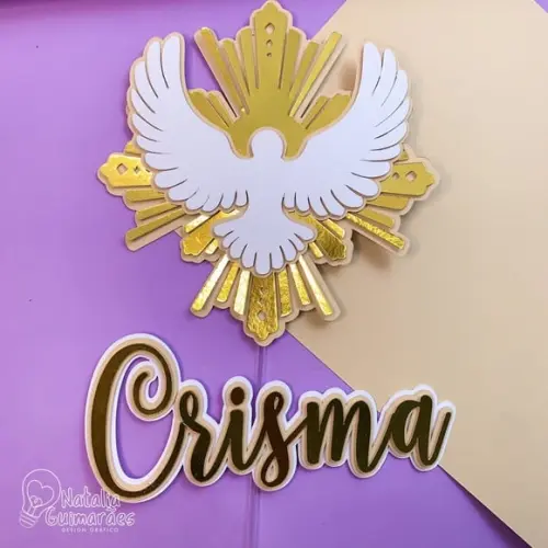 Topo de Bolo Crisma