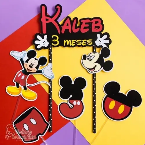 Topo de Bolo Mickey