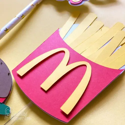 Topo de Bolo Mc Donald's Lanche