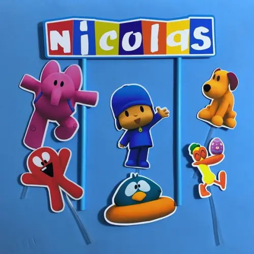 Topo de Bolo Pocoyo
