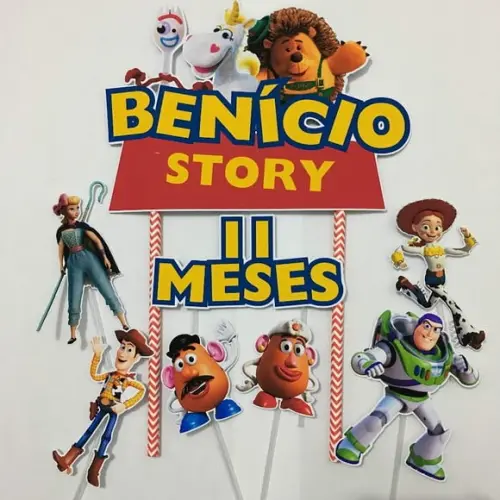 Topo de Bolo Toy Story