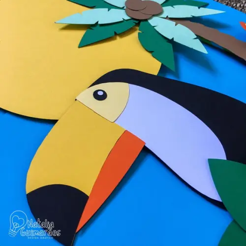 Topo de Bolo Tucano