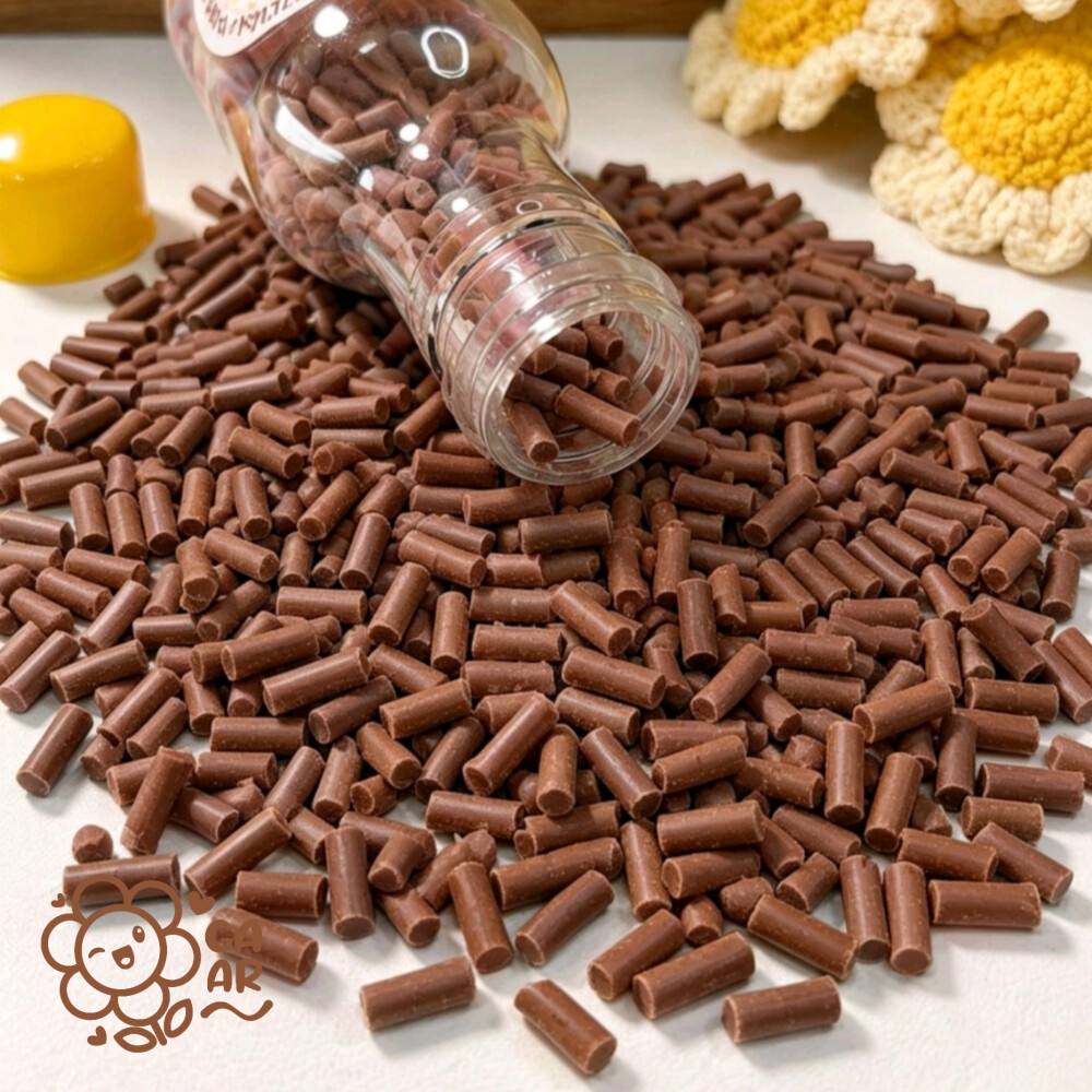Granulado Chocolate Fake Tradicional em Biscuit para Laços e Art