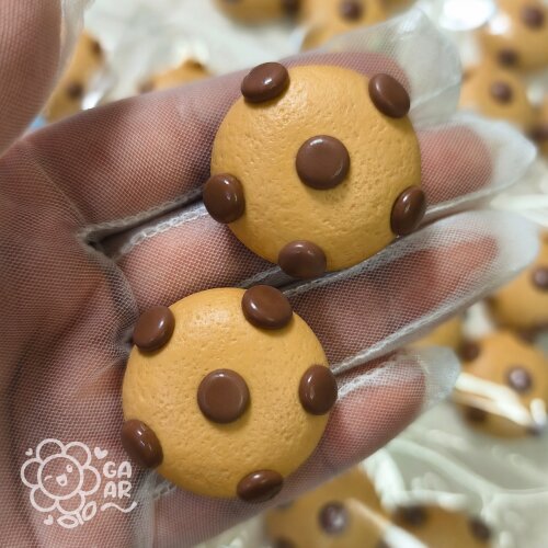 Aplique Cookie Decorado em Biscuit para Laços, Tiaras, Lembranci