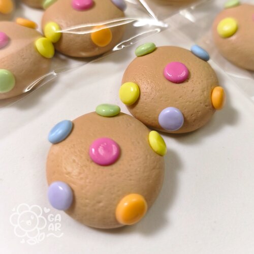 Aplique Cookie Decorado em Biscuit para Laços, Tiaras, Lembranci