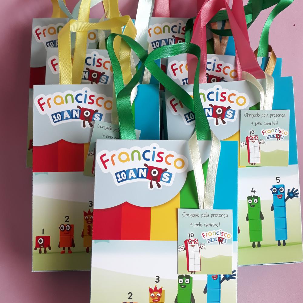Sacolinhas Surpresa Dos Numberblocks