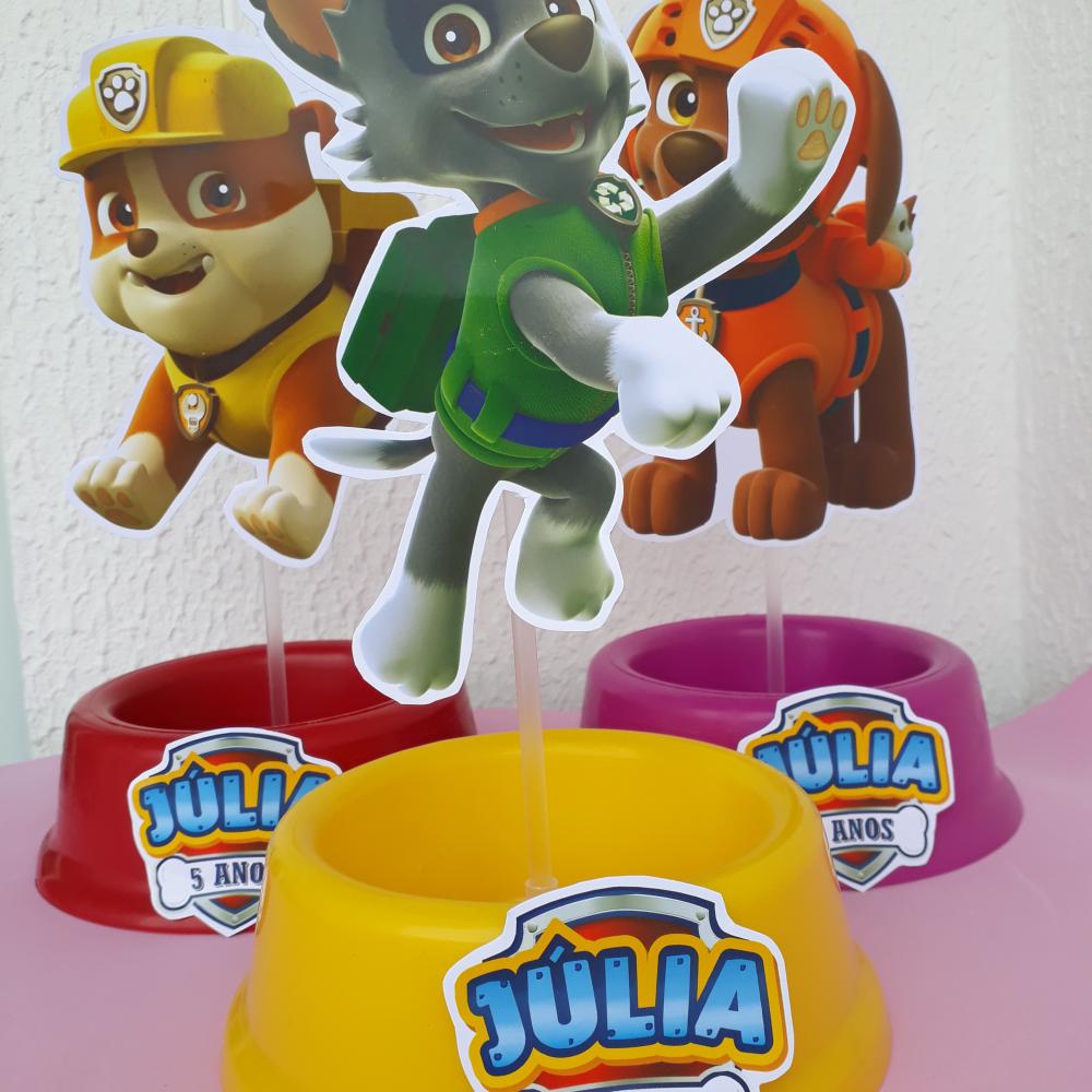 Centros de Mesa Patrulha Canina