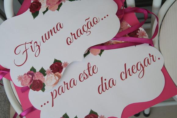 Plaquinhas Para As Cadeiras Dos Noivos