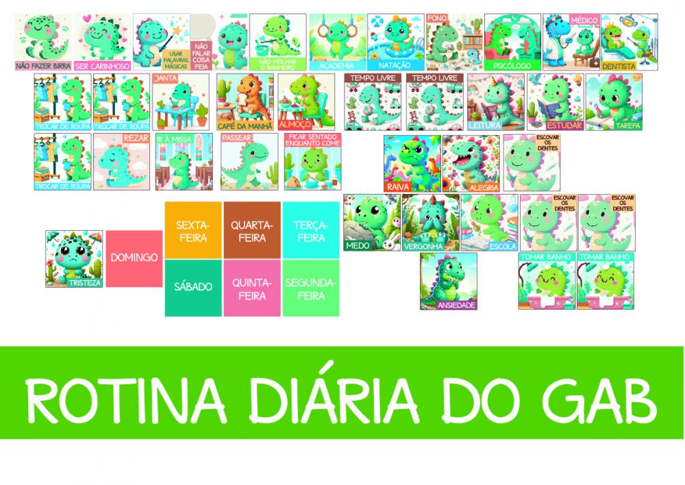 Quadro de Rotina para Crianças