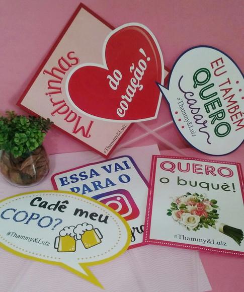 Plaquinhas Divertidas Para Casamento