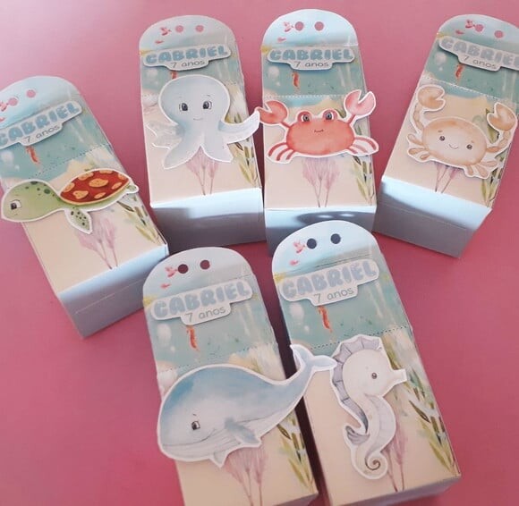Caixinhas Milk Fundo do Mar