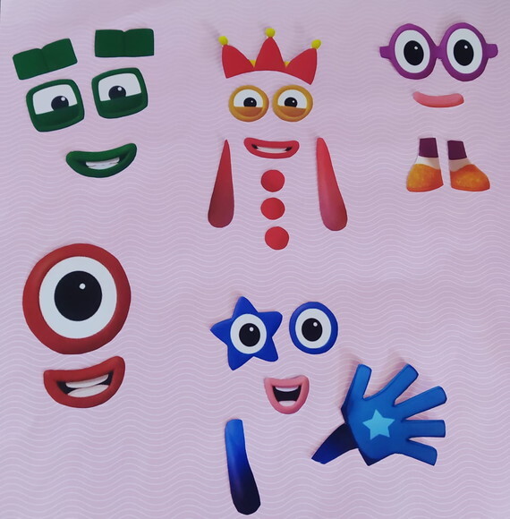 Kit para Montar Numberblocks - 1 ao 5