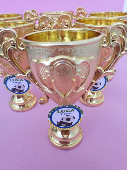 Mini troféu decorado