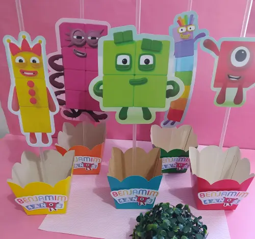 Centros de Mesa dos Numberblocks