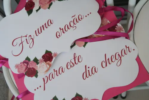 Plaquinhas Para As Cadeiras Dos Noivos