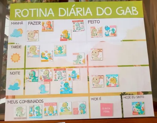 Quadro de Rotina para Crianças