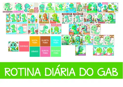 Quadro de Rotina para Crianças