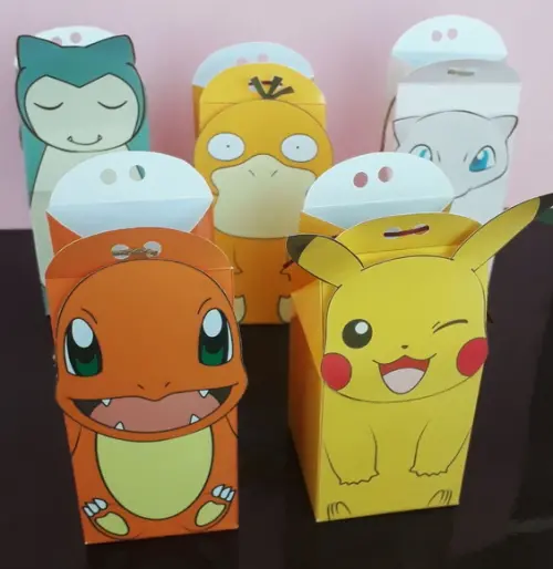 Caixinhas Milk Pokemon