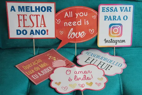 Plaquinhas Divertidas Para Casamento